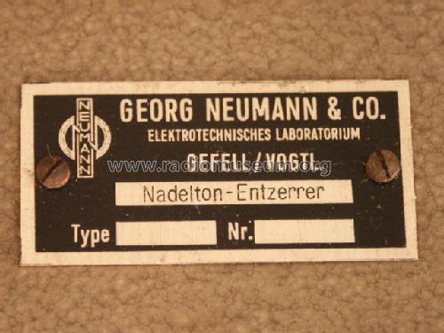 Nadelton-Entzerrer ; Neumann & Co, Georg; (ID = 334354) Verst/Mix