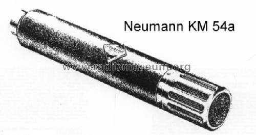 KM54a; Neumann, Georg, (ID = 56182) Micrófono/PU