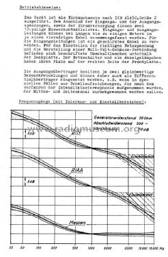 Zweikanal - Wiedergabeverstärker WV2; Neumann, Georg, (ID = 1442855) Verst/Mix