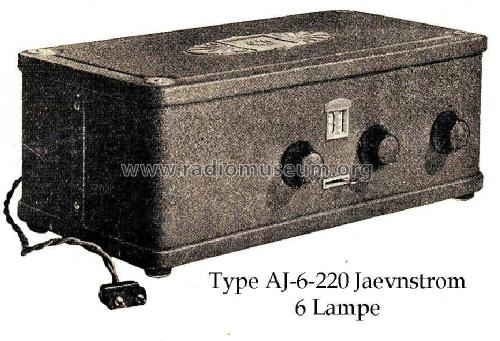 6 Lampe Jaevnstrom AJ-6-220; Neutrofon Poul (ID = 1454897) Radio