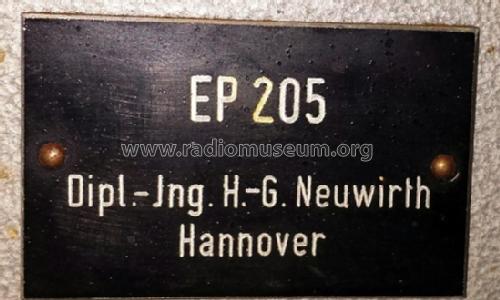 Prüfgenerator EP205; Neuwirth, Dipl.-Ing. (ID = 1675578) Equipment