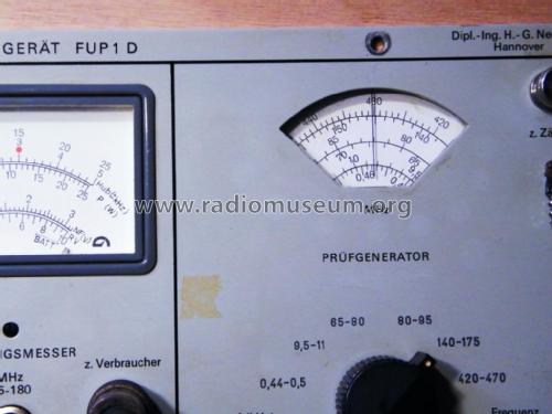 Funkprüfgerät FUP1D; Neuwirth, Dipl.-Ing. (ID = 1754219) Equipment