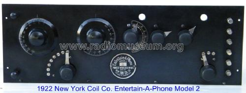 Entertain-A-Phone Model 2; New York Coil Co. (ID = 860041) Radio