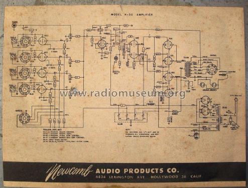 Amplifier H-50; Newcomb Audio (ID = 1966103) Ampl/Mixer