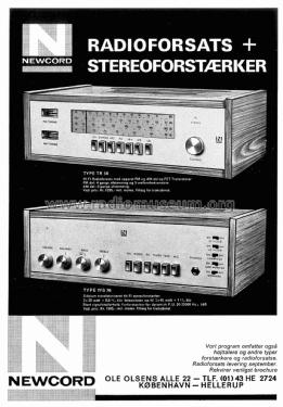 Stereoforstaerker TFS 76; Newcord Audio; (ID = 2804531) Ampl/Mixer