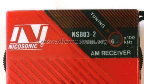 AM Receiver NS-833-2; Nicosonic, Hong (ID = 2132501) Radio