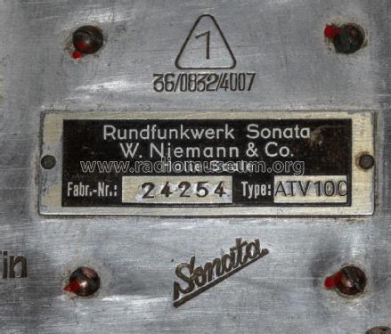 Sonata Antennenverstärker ATV100; Niemann & Co., (ID = 3101566) RF-Ampl.