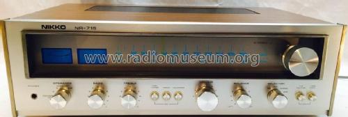 AM/FM Stereo Receiver NR-715; Nikko Electric (ID = 1968015) Radio