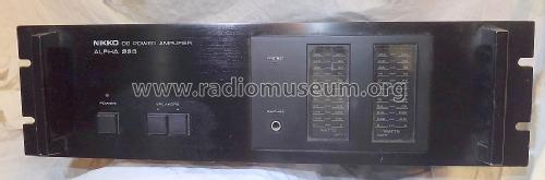 DC Power Amplifier Alpha 220 ; Nikko Electric (ID = 1455442) Ampl/Mixer