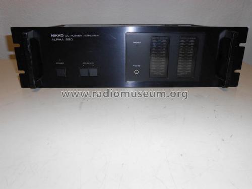 DC Power Amplifier Alpha 220 ; Nikko Electric (ID = 2235414) Ampl/Mixer