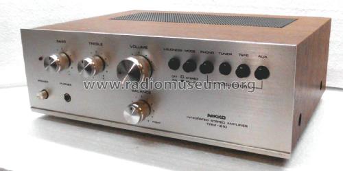 Integrated Stereo Amplifier TRM-210 D; Nikko Electric (ID = 3036778) Ampl/Mixer