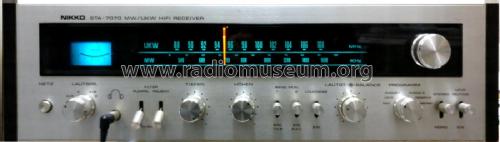 MW/UKW HIFI Receiver STA-7070; Nikko Electric (ID = 2484188) Radio