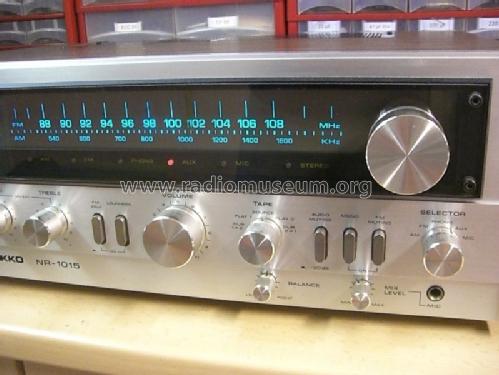 AM/FM Stereo Receiver NR-1015; Nikko Electric (ID = 1653815) Radio