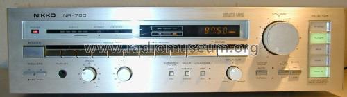 AM/FM Stereo Receiver NR-700; Nikko Electric (ID = 904711) Radio