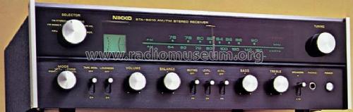 AM / FM Stereo Receiver STA-8010D; Nikko Electric (ID = 674857) Radio