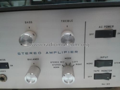 Stereo Amplifier SA-50; Nippon Sound Co., (ID = 2920170) Ampl/Mixer