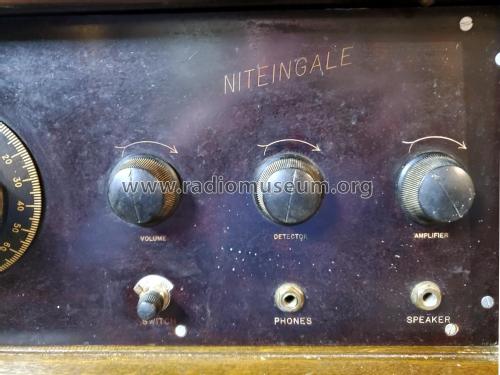 5 Tube with Speaker ; Niteingale; brand (ID = 2741017) Radio