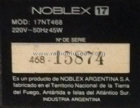 17NT468; Noblex Argentina SA; (ID = 2502058) Televisore