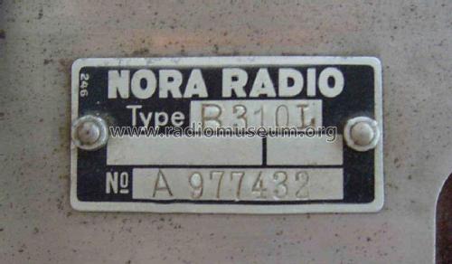 B310L; Nora, Aron, (ID = 58616) Radio