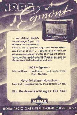 Egmont 53 GW946; Nora; Berlin (ID = 717224) Radio