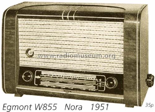 Egmont W855; Nora, Aron, (ID = 708296) Radio