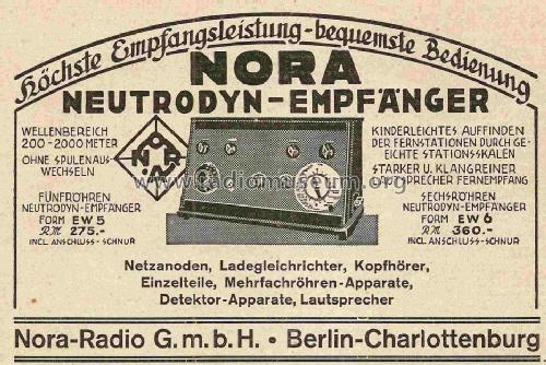 EW6; Nora, Aron, (ID = 857861) Radio