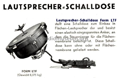 Lautsprecher-Schalldose LTF; Nora, Aron, (ID = 981591) Speaker-P