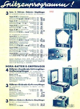 W20 Radio Nora; Berlin, build 1932–1934, 8 pictures |Radiomuseum.org