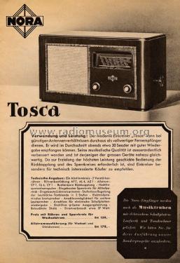 Tosca W16; Nora, Aron, (ID = 2522805) Radio