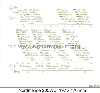 8-Kreis-Super 205WU; Nordmende, (ID = 1402777) Radio