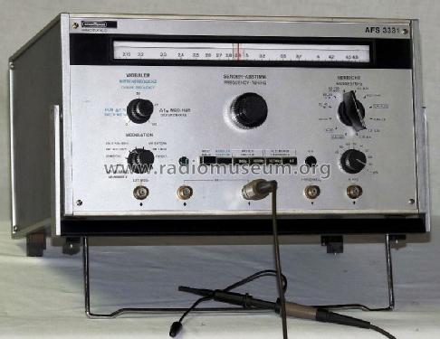 AM-FM-Meßsender AFS3331; Nordmende, (ID = 662802) Equipment