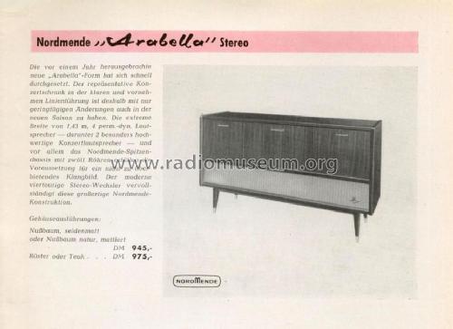 Arabella-Stereo Ch= 2/633; Nordmende, (ID = 682327) Radio