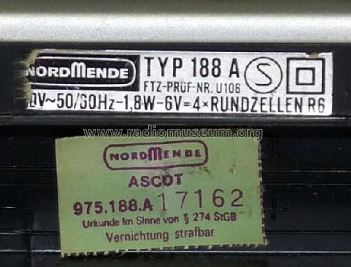 Ascot ; Nordmende, (ID = 1710584) Radio