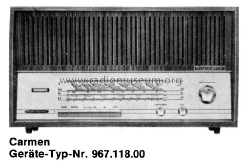 Carmen Ch= 7/615 ; Nordmende, (ID = 1107575) Radio