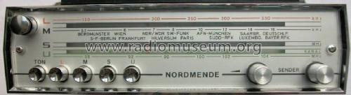 Carrera Ch= 9.115A; Nordmende, (ID = 215866) Radio