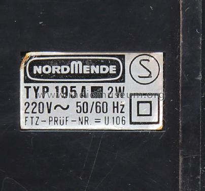 CARRERA de Luxe 974.195.A; Nordmende, (ID = 1730046) Radio