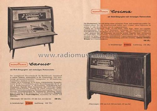 Caruso U75 Ch= 0/614; Nordmende, (ID = 1088168) Radio