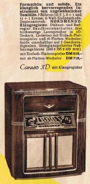 Caruso 56/3D Ch= 531; Nordmende, (ID = 376356) Radio