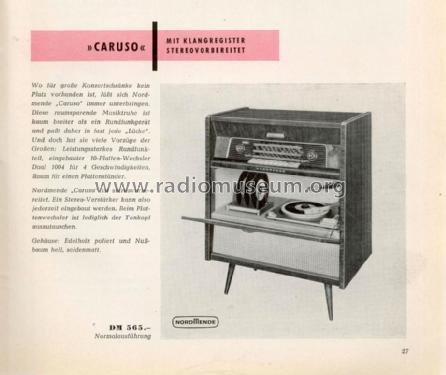 Caruso Ch= 0/614; Nordmende, (ID = 682928) Radio