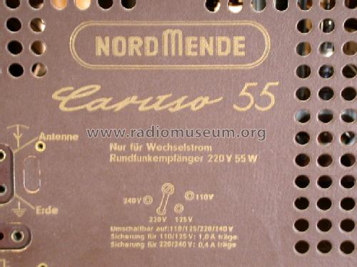 Caruso 55 Ch= 431; Nordmende, (ID = 956599) Radio