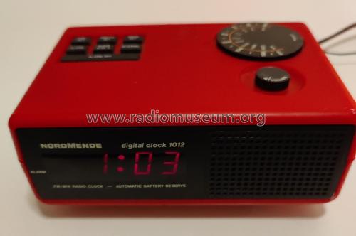 Digital Clock 1012; Nordmende, (ID = 2862801) Radio