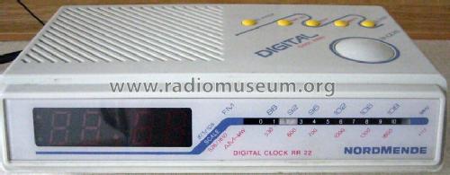 Digital Clock RR22 988.111H; Nordmende, (ID = 461327) Radio