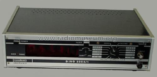 Digital-Voltmeter DIVO 3354/1; Nordmende, (ID = 289983) Equipment