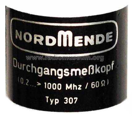 Durchgangsmeßkopf Typ 307; Nordmende, (ID = 1452207) Equipment