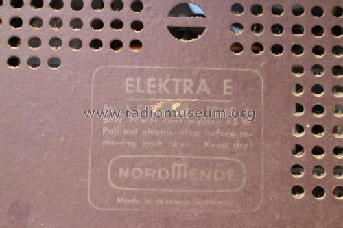 Elektra E; Nordmende, (ID = 1846021) Radio