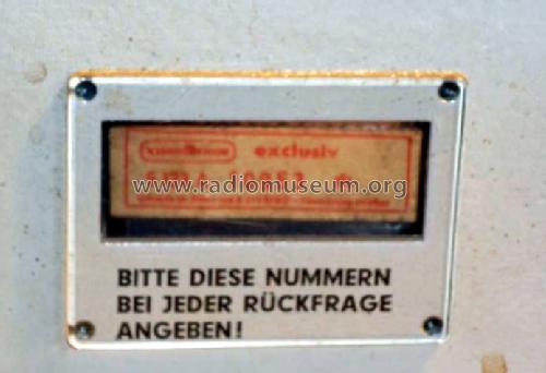 Exclusiv 969.123.A Ch= 9.123A ; Nordmende, (ID = 1112982) Radio