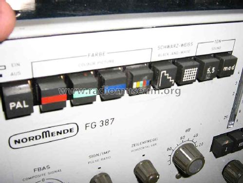 Farb-Generator FG 387; Nordmende, (ID = 1278829) Equipment