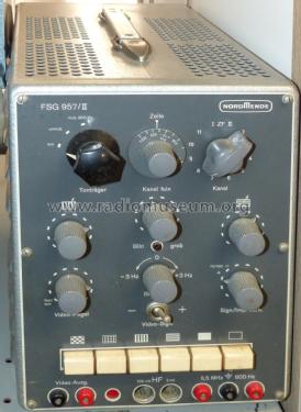 Fernseh-Signal-Generator FSG 957/II ; Nordmende, (ID = 2799624) Equipment