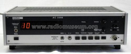 Frequenzzähler AC 3358; Nordmende, (ID = 1820020) Equipment