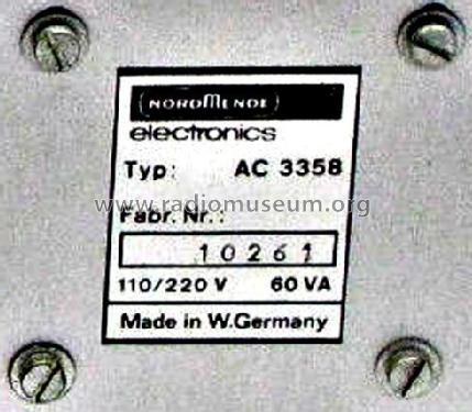 Frequenzzähler AC 3358; Nordmende, (ID = 1820027) Equipment